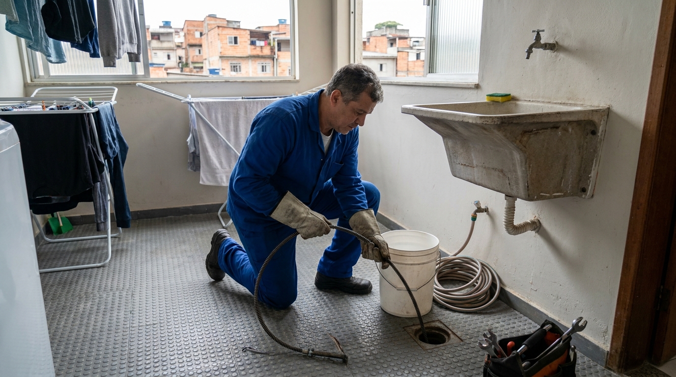 Desentupimento de Ralos Externos no Centro, Osasco‑SP